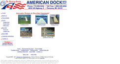 Desktop Screenshot of americandock.com