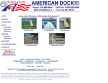 Tablet Screenshot of americandock.com